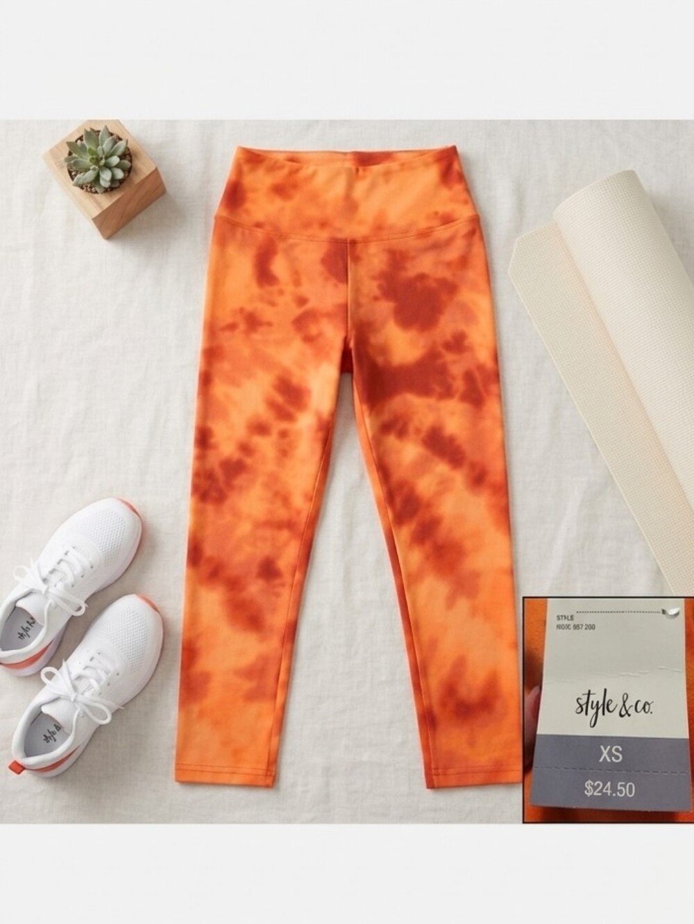 NWT GIRLS MID RISE LEGGINGS XS